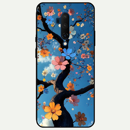  Blossom Dream Sky Glass Case For OnePlus 7T Pro back cover – full design glossy printed glass finish