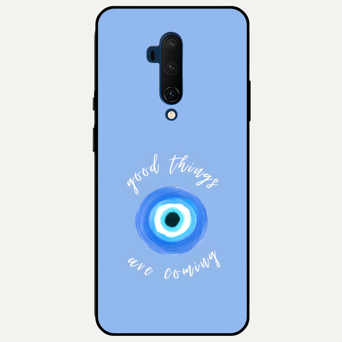  Bright Future Ahead Glass Case For OnePlus 7T Pro back cover – full design glossy printed glass finish