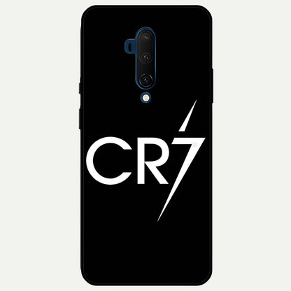  CR7 Elite Strike Glass Case For OnePlus 7T Pro back cover – full design glossy printed glass finish