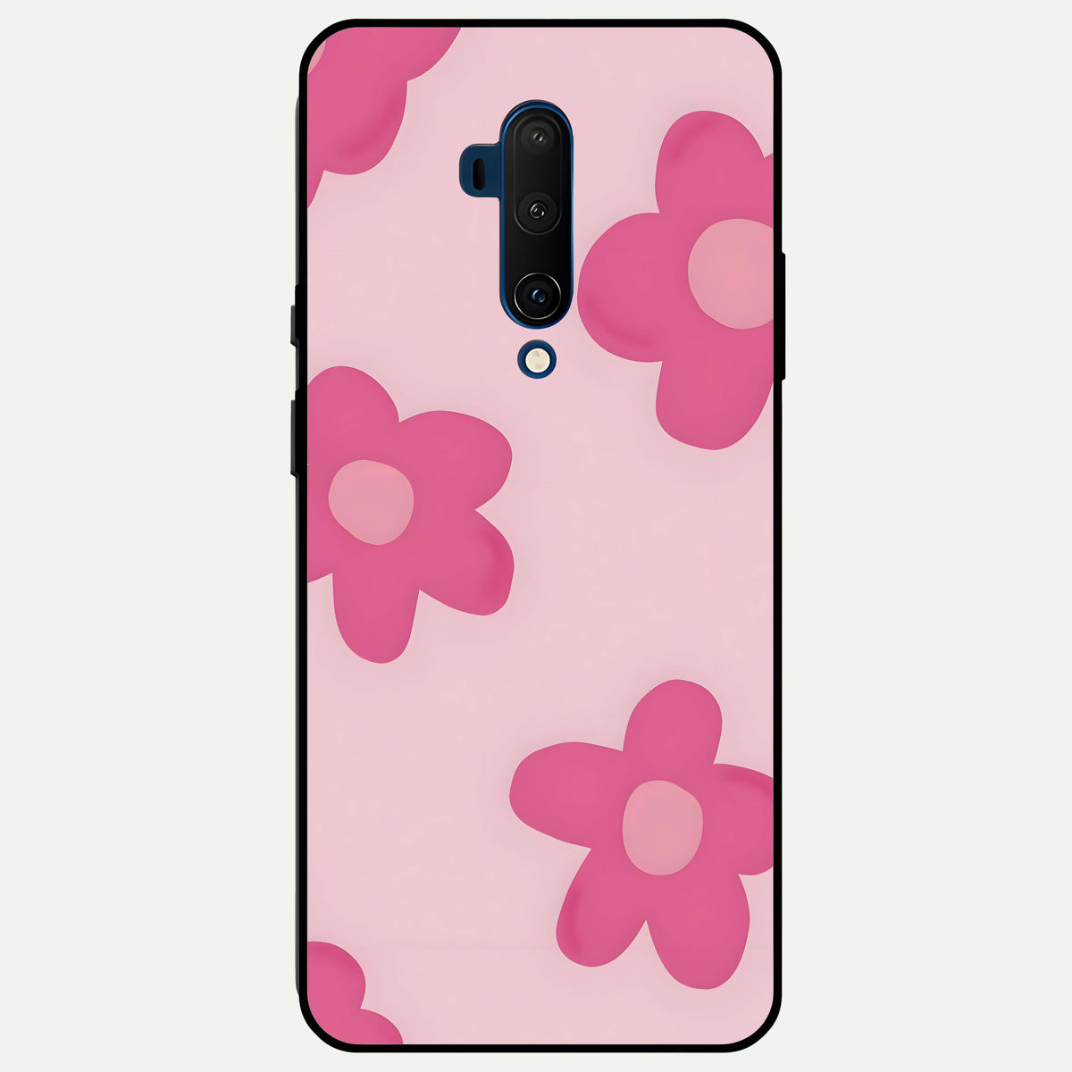  Candy Bloom Dreams Glass Case For OnePlus 7T Pro back cover – full design glossy printed glass finish