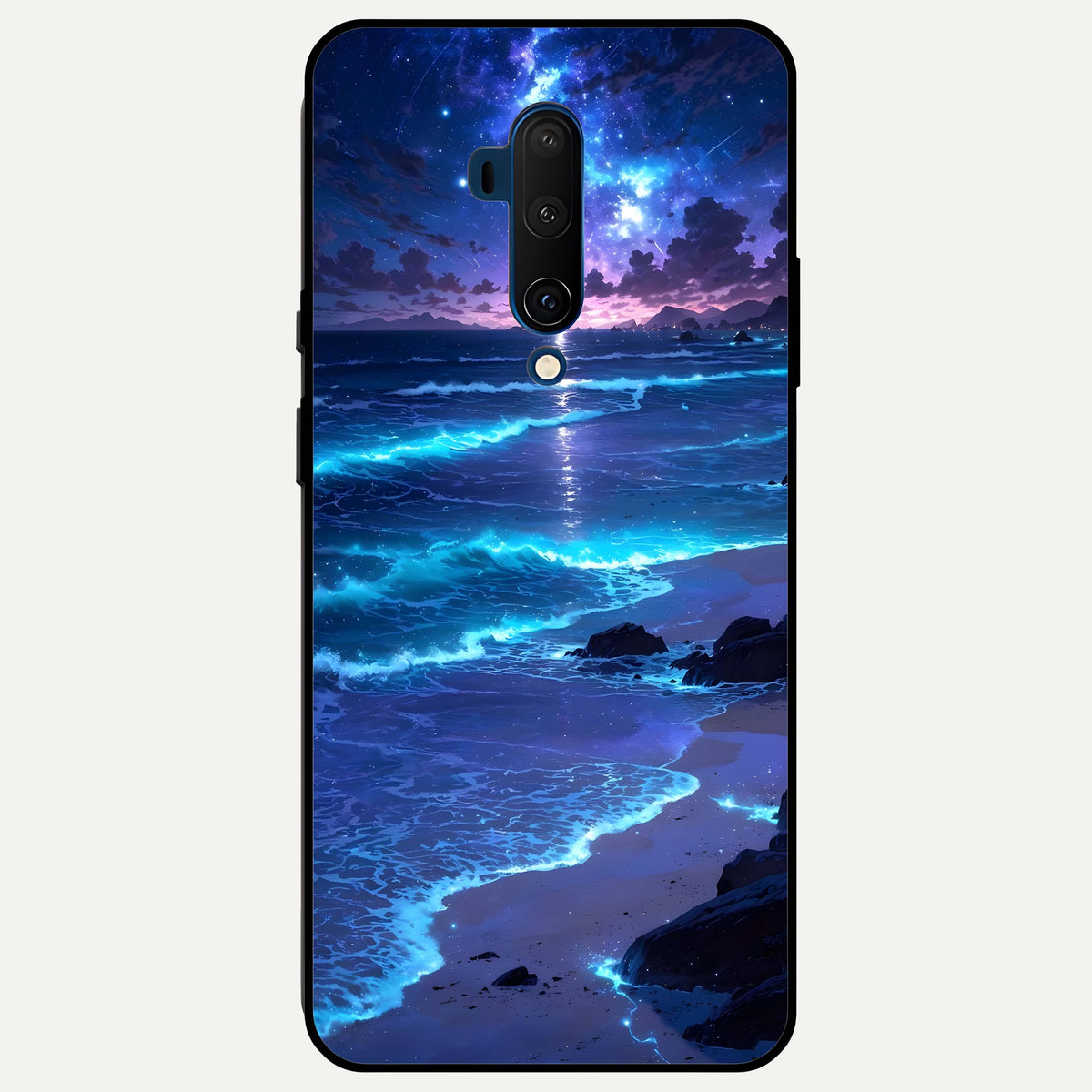  Classic Damn Look Glass Case For OnePlus 7T Pro back cover – full design glossy printed glass finish