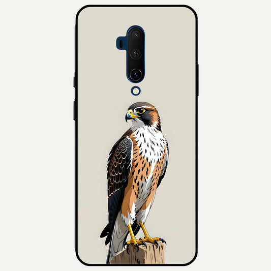  Clever Eagle Glass Case For OnePlus 7T Pro back cover – full design glossy printed glass finish