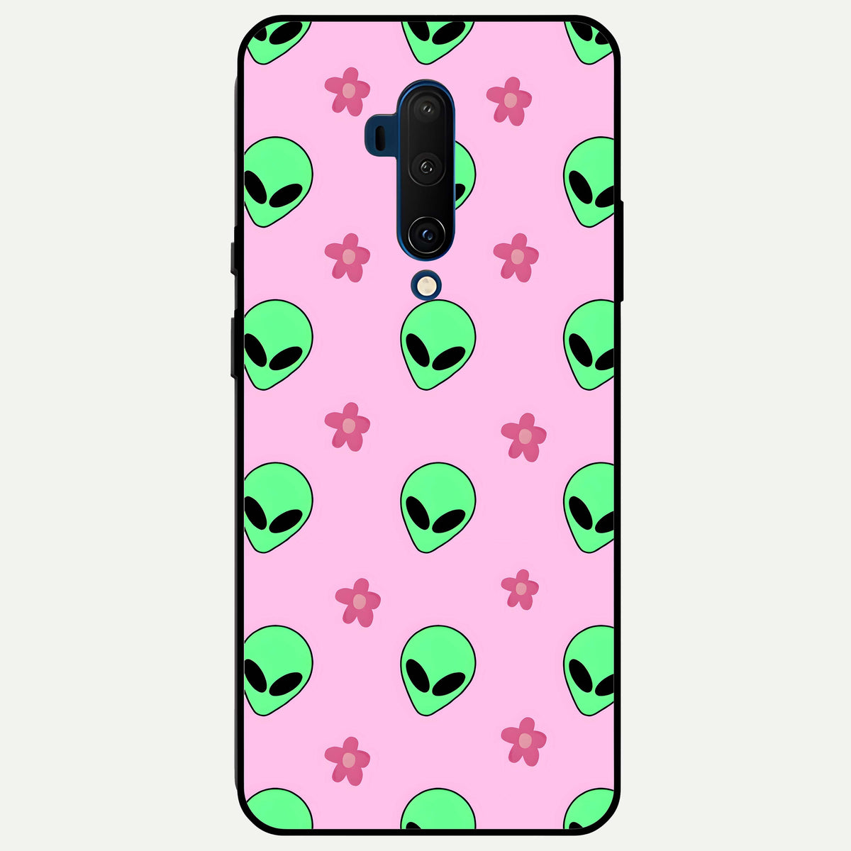  Cosmic Cute Crush Glass Case For OnePlus 7T Pro back cover – full design glossy printed glass finish