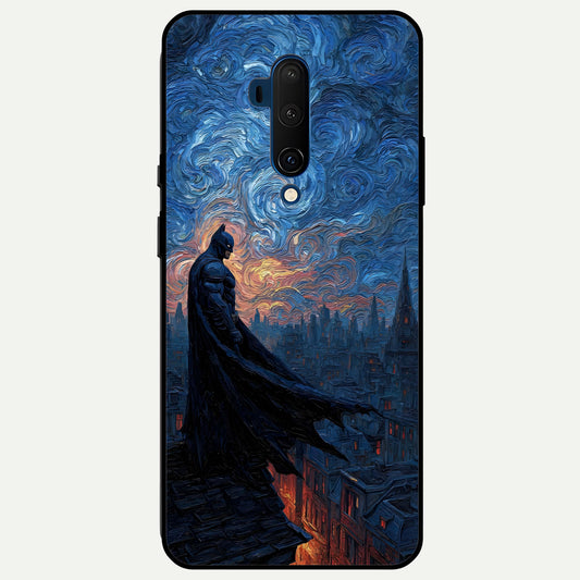  Dark Knight Dusk Glass Case For OnePlus 7T Pro back cover – full design glossy printed glass finish