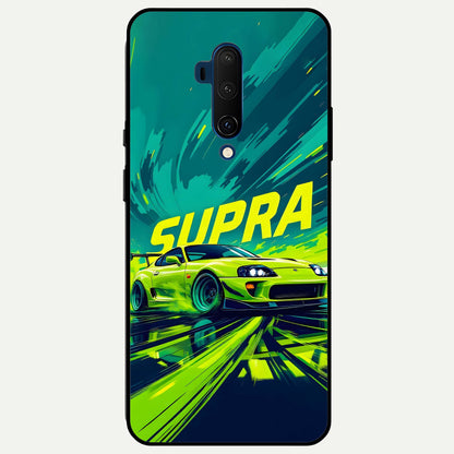  Electric Supra Thunder Glass Case For OnePlus 7T Pro back cover – full design glossy printed glass finish