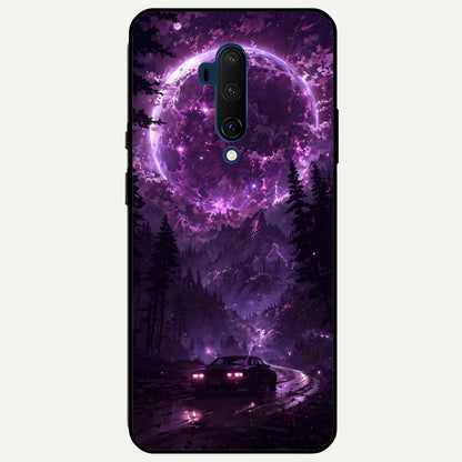  Eternal Cosmic Drive Glass Case For OnePlus 7T Pro back cover – full design glossy printed glass finish