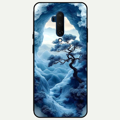  Frozen Serenity Gate Glass Case For OnePlus 7T Pro back cover – full design glossy printed glass finish