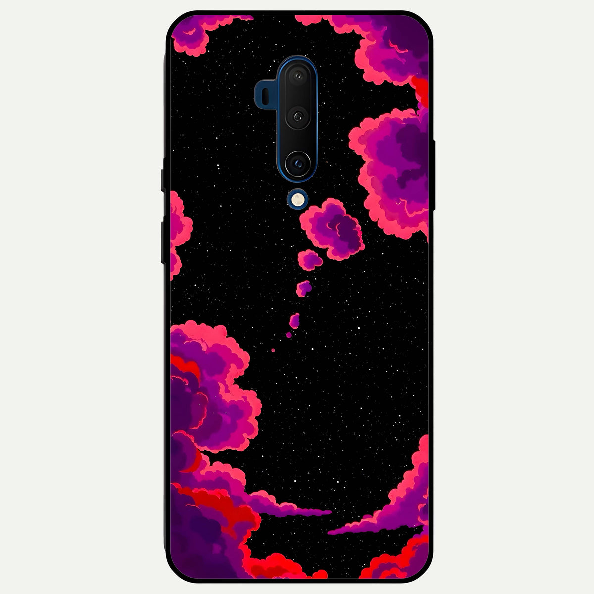  Galaxy Dream Frame Glass Case For OnePlus 7T Pro back cover – full design glossy printed glass finish