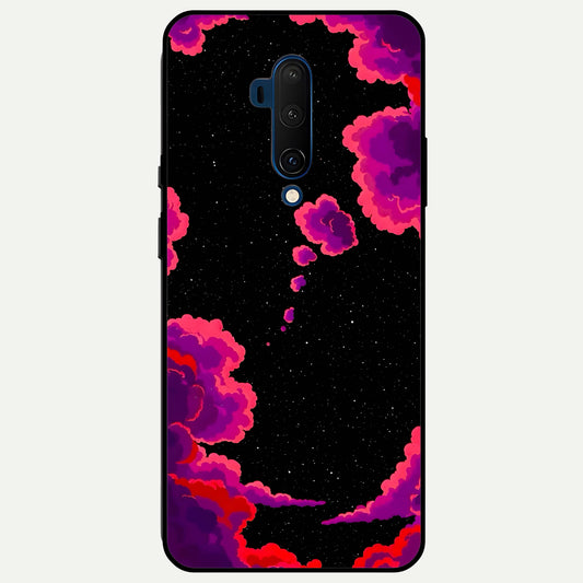  Galaxy Dream Frame Glass Case For OnePlus 7T Pro back cover – full design glossy printed glass finish