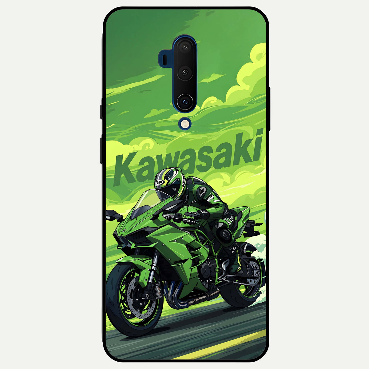  Greenery Sky Glass Case For OnePlus 7T Pro back cover – full design glossy printed glass finish