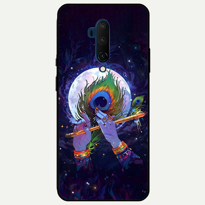  Krishna Hands Art Glass Case For OnePlus 7T Pro back cover – full design glossy printed glass finish