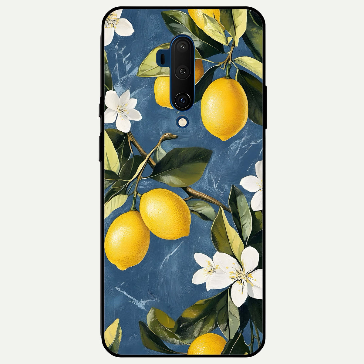  Lemon Dream Garden Glass Case For OnePlus 7T Pro back cover – full design glossy printed glass finish
