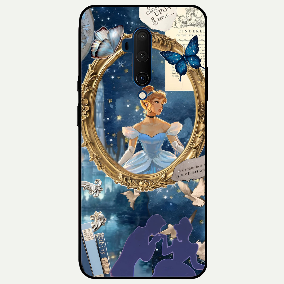  Midnight Queen Glass Case For OnePlus 7T Pro back cover – full design glossy printed glass finish