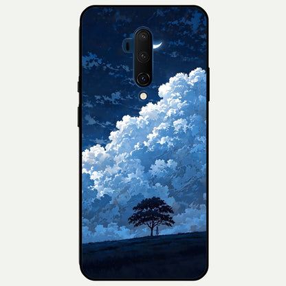  Midnight Sky Serenity Glass Case For OnePlus 7T Pro back cover – full design glossy printed glass finish