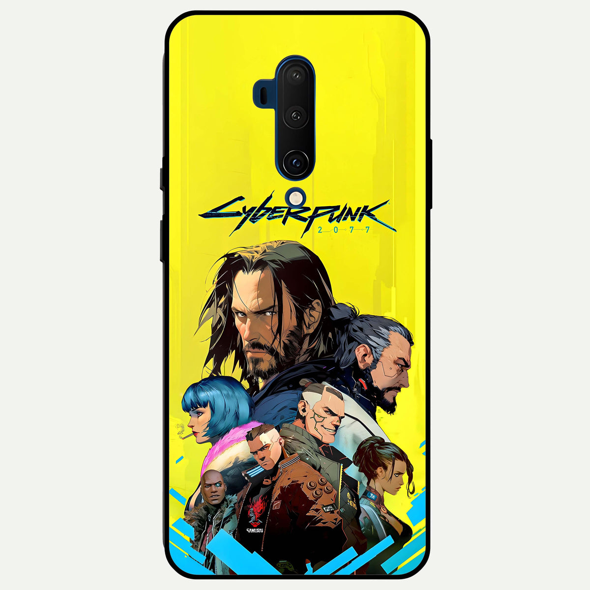  Neon Rebel Genesis Glass Case For OnePlus 7T Pro back cover – full design glossy printed glass finish