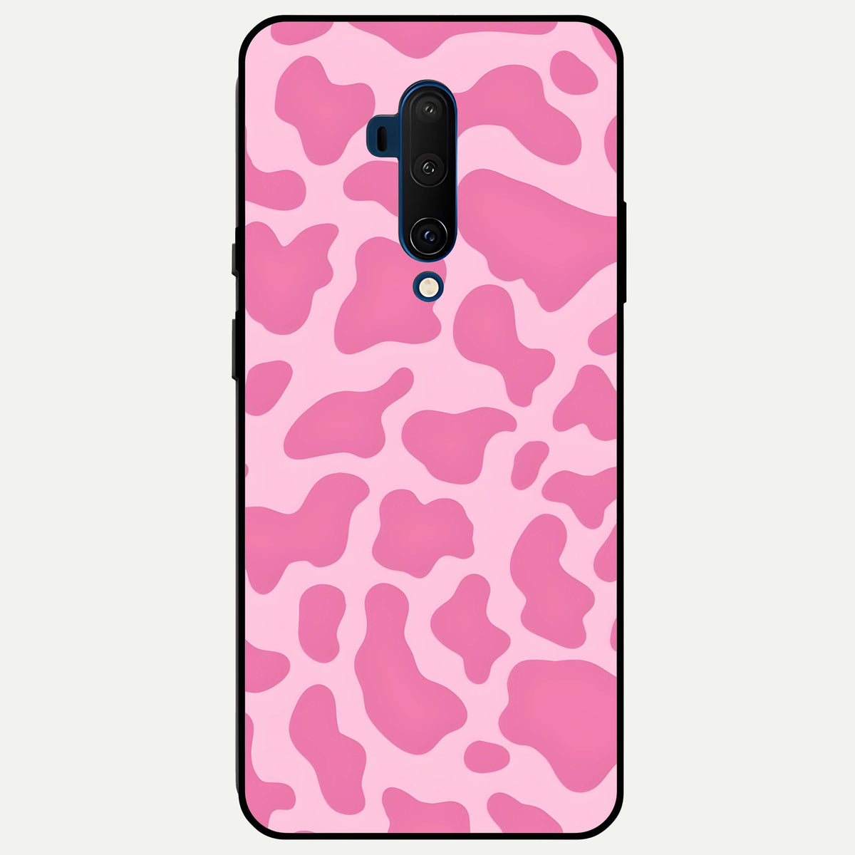  Pinkish Scenery Glass Case For OnePlus 7T Pro back cover – full design glossy printed glass finish
