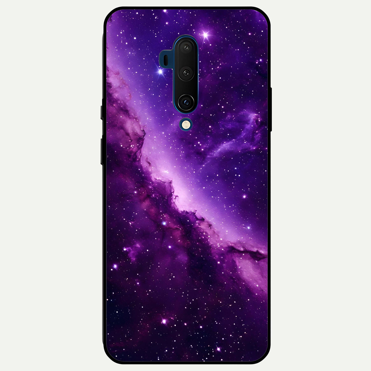  Purple Shade Sky Glass Case For OnePlus 7T Pro back cover – full design glossy printed glass finish