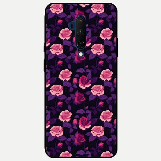  Rose Garden Twilight Glass Case For OnePlus 7T Pro back cover – full design glossy printed glass finish