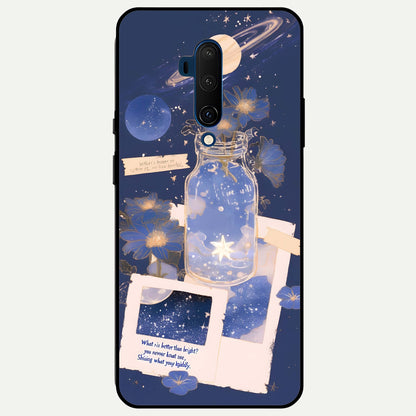  Starlit Cosmic Jar Glass Case For OnePlus 7T Pro back cover – full design glossy printed glass finish