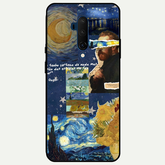  Starry Dream Vision Glass Case For OnePlus 7T Pro back cover – full design glossy printed glass finish