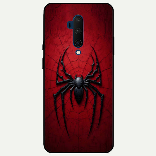  Superhero Web Emblem Glass Case For OnePlus 7T Pro back cover – full design glossy printed glass finish