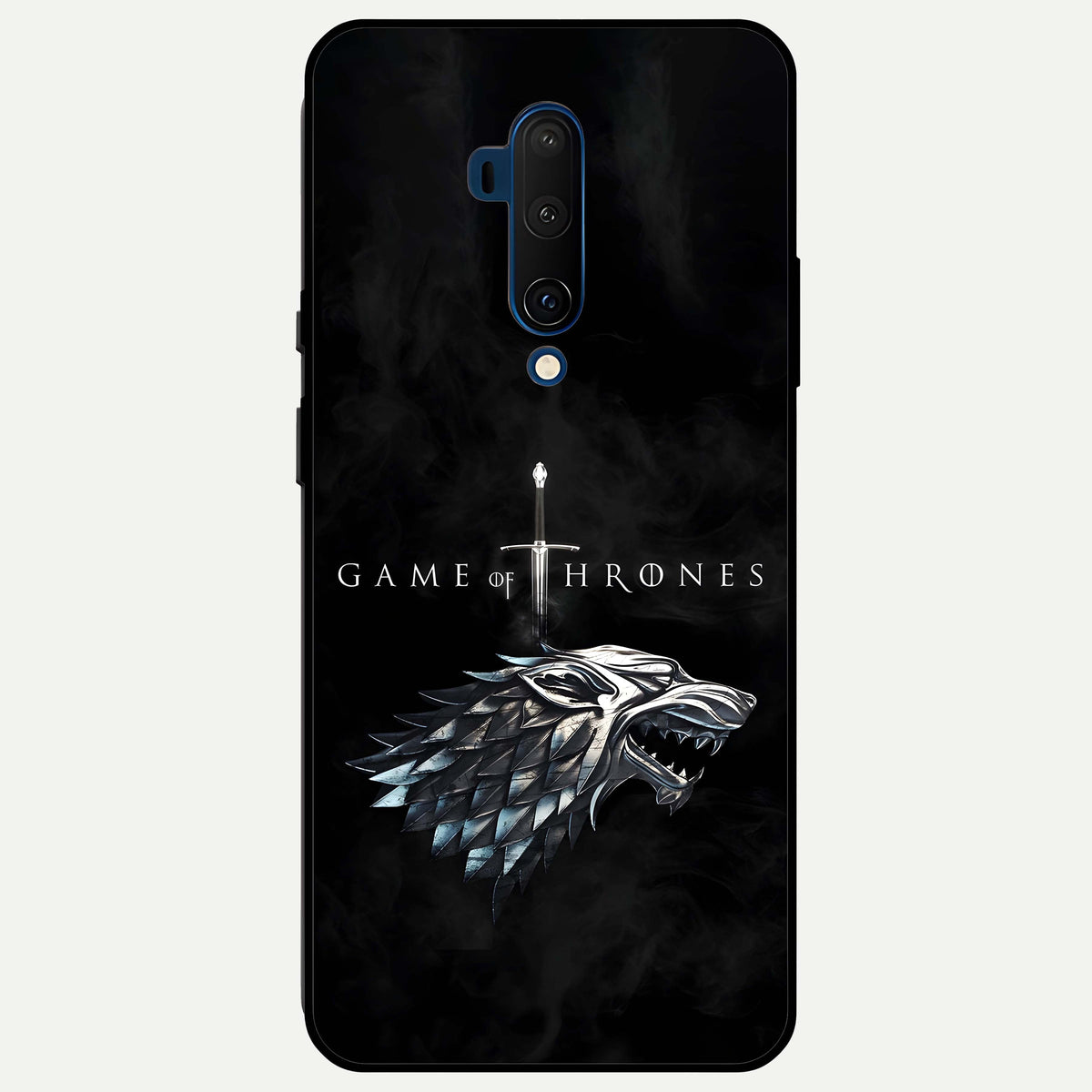  Throne Wolf Legacy Glass Case For OnePlus 7T Pro back cover – full design glossy printed glass finish