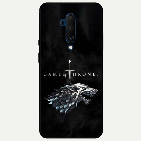  Throne Wolf Legacy Glass Case For OnePlus 7T Pro back cover – full design glossy printed glass finish