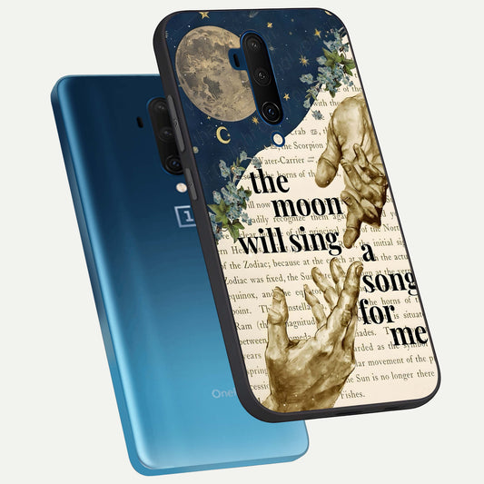  Aesthetic Divine phone case For OnePlus 7T Pro showing premium glass back cover with detailed artwork