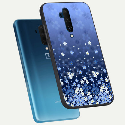  Blue Starry phone case For OnePlus 7T Pro showing premium glass back cover with detailed artwork