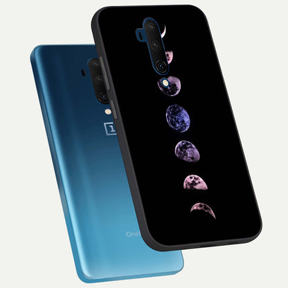  Crimson All Planets phone case For OnePlus 7T Pro showing premium glass back cover with detailed artwork