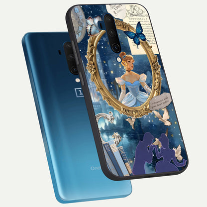  Midnight Queen phone case For OnePlus 7T Pro showing premium glass back cover with detailed artwork
