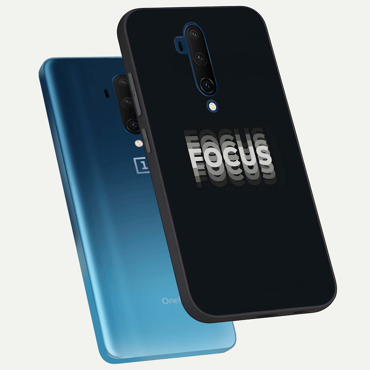  Mono Focus Vision phone case For OnePlus 7T Pro showing premium glass back cover with detailed artwork