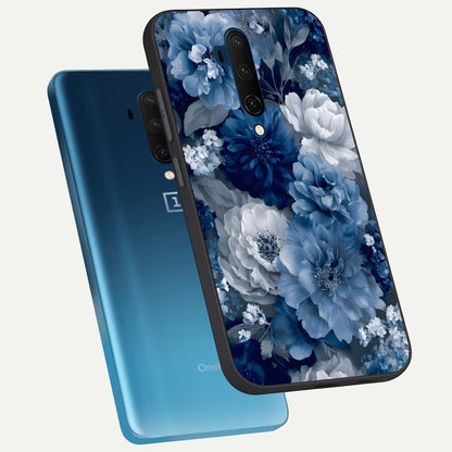  Royal Bloom Garden phone case For OnePlus 7T Pro showing premium glass back cover with detailed artwork