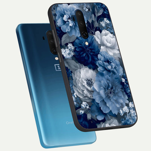  Royal Bloom Garden phone case For OnePlus 7T Pro showing premium glass back cover with detailed artwork