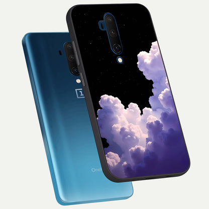  Starlit Night Whispers phone case For OnePlus 7T Pro showing premium glass back cover with detailed artwork