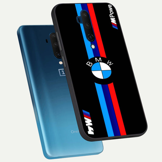  Turbo BMW Beast phone case For OnePlus 7T Pro showing premium glass back cover with detailed artwork