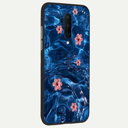  Bloom Thread Art back cover For OnePlus 7T Pro slim fit glass case with vibrant aesthetic design