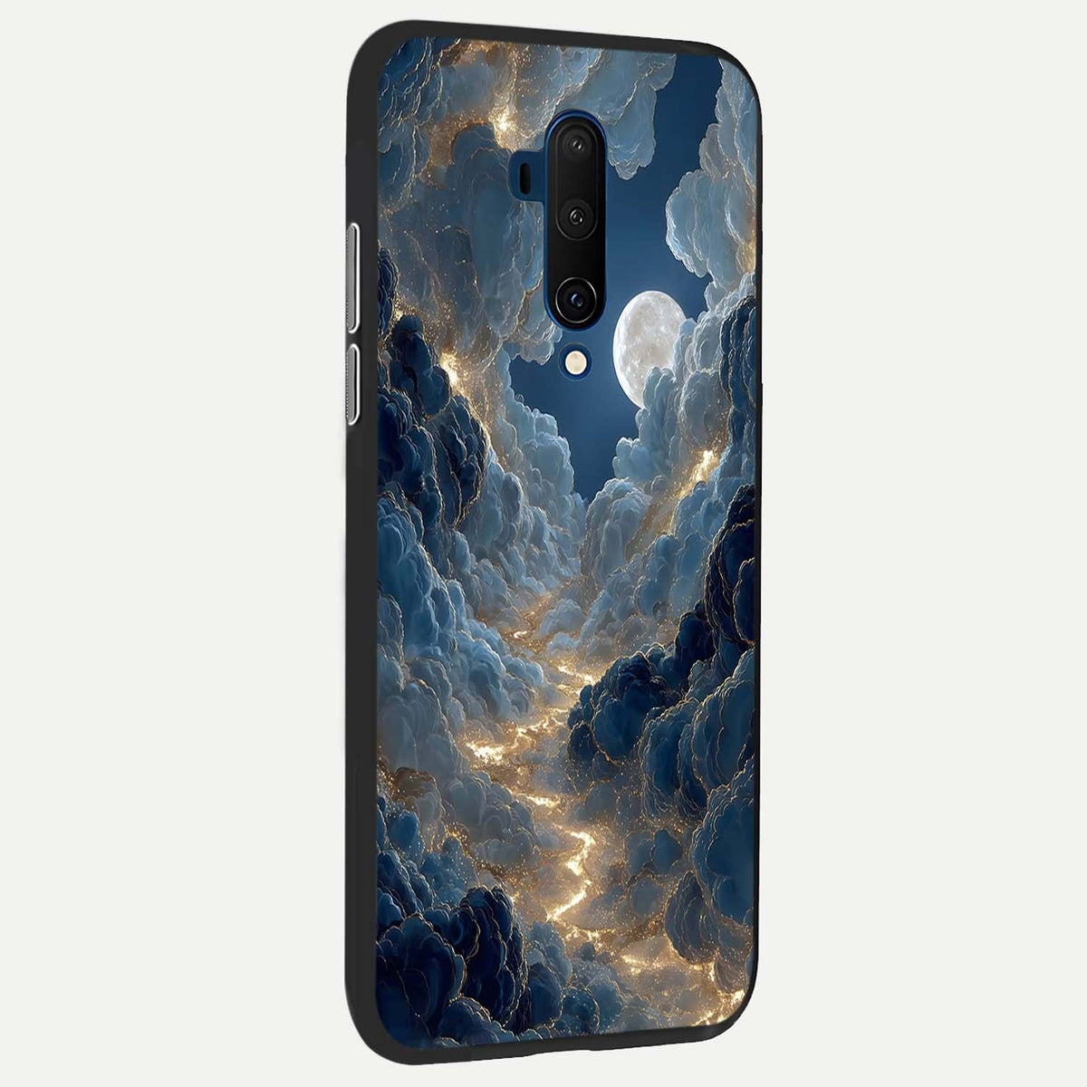  Celestial Cloud Road back cover For OnePlus 7T Pro slim fit glass case with vibrant aesthetic design