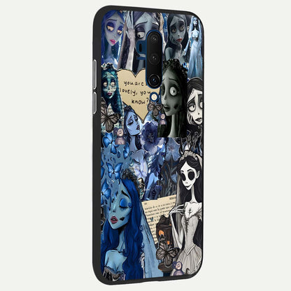  Corpse Bride Posters back cover For OnePlus 7T Pro slim fit glass case with vibrant aesthetic design