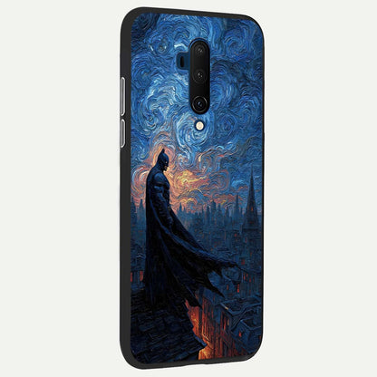  Dark Knight Dusk back cover For OnePlus 7T Pro slim fit glass case with vibrant aesthetic design