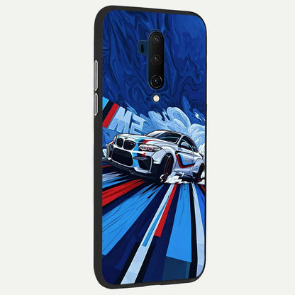  Drift Power Rush back cover For OnePlus 7T Pro slim fit glass case with vibrant aesthetic design