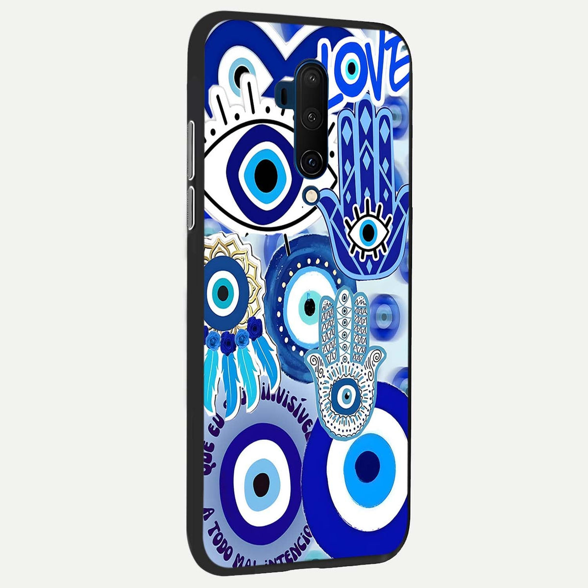  Evil Eyes Dream back cover For OnePlus 7T Pro slim fit glass case with vibrant aesthetic design