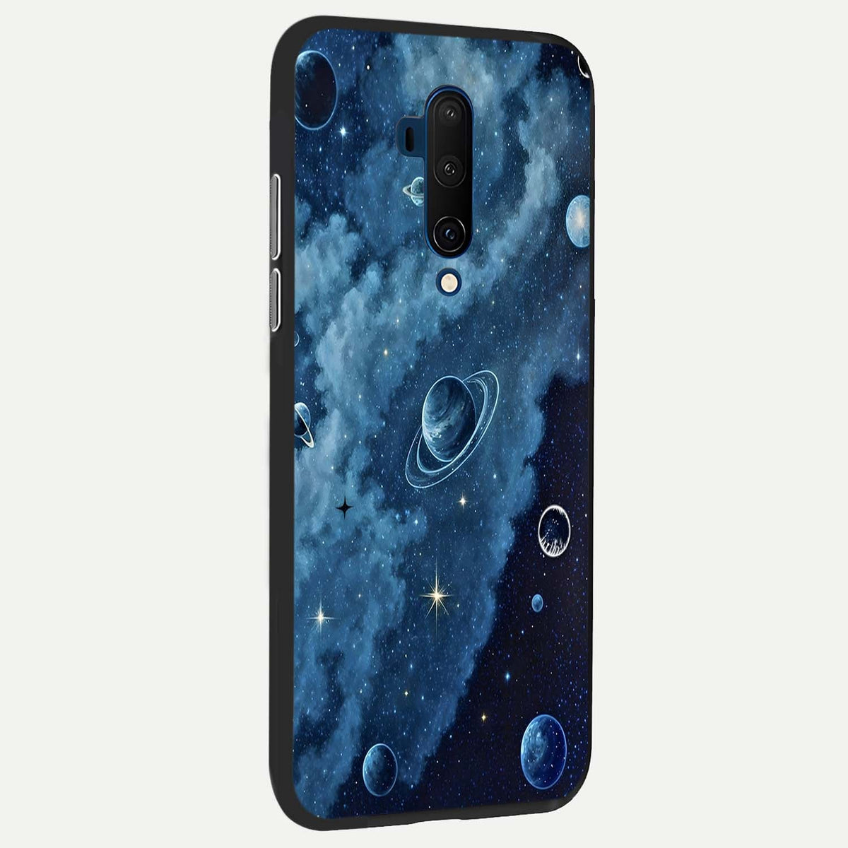  Galaxy Dream Space back cover For OnePlus 7T Pro slim fit glass case with vibrant aesthetic design