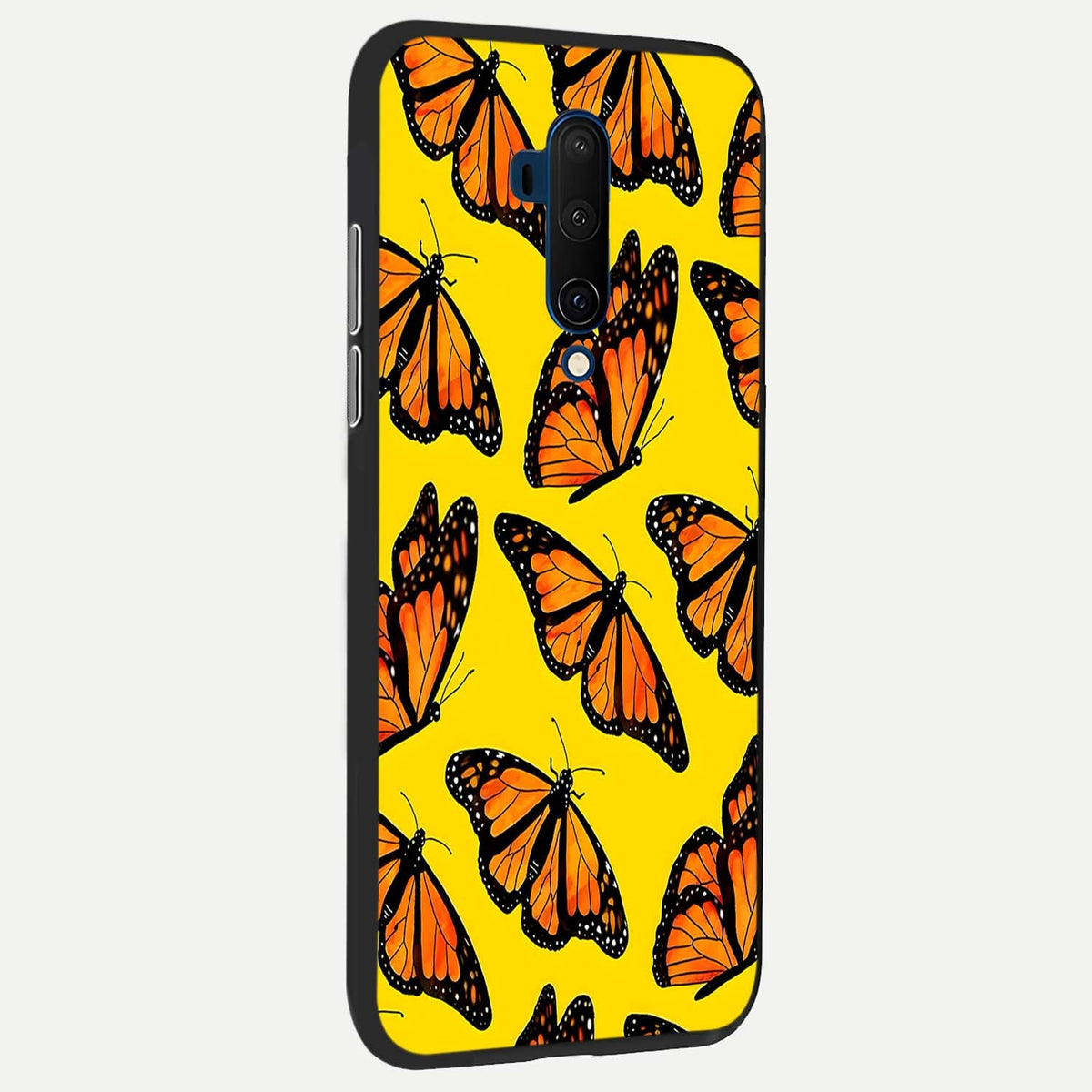  Golden Wing Flight back cover For OnePlus 7T Pro slim fit glass case with vibrant aesthetic design