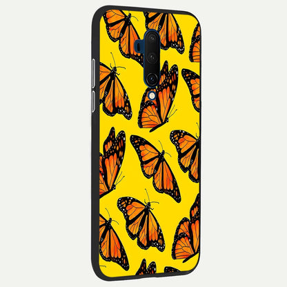  Golden Wing Flight back cover For OnePlus 7T Pro slim fit glass case with vibrant aesthetic design