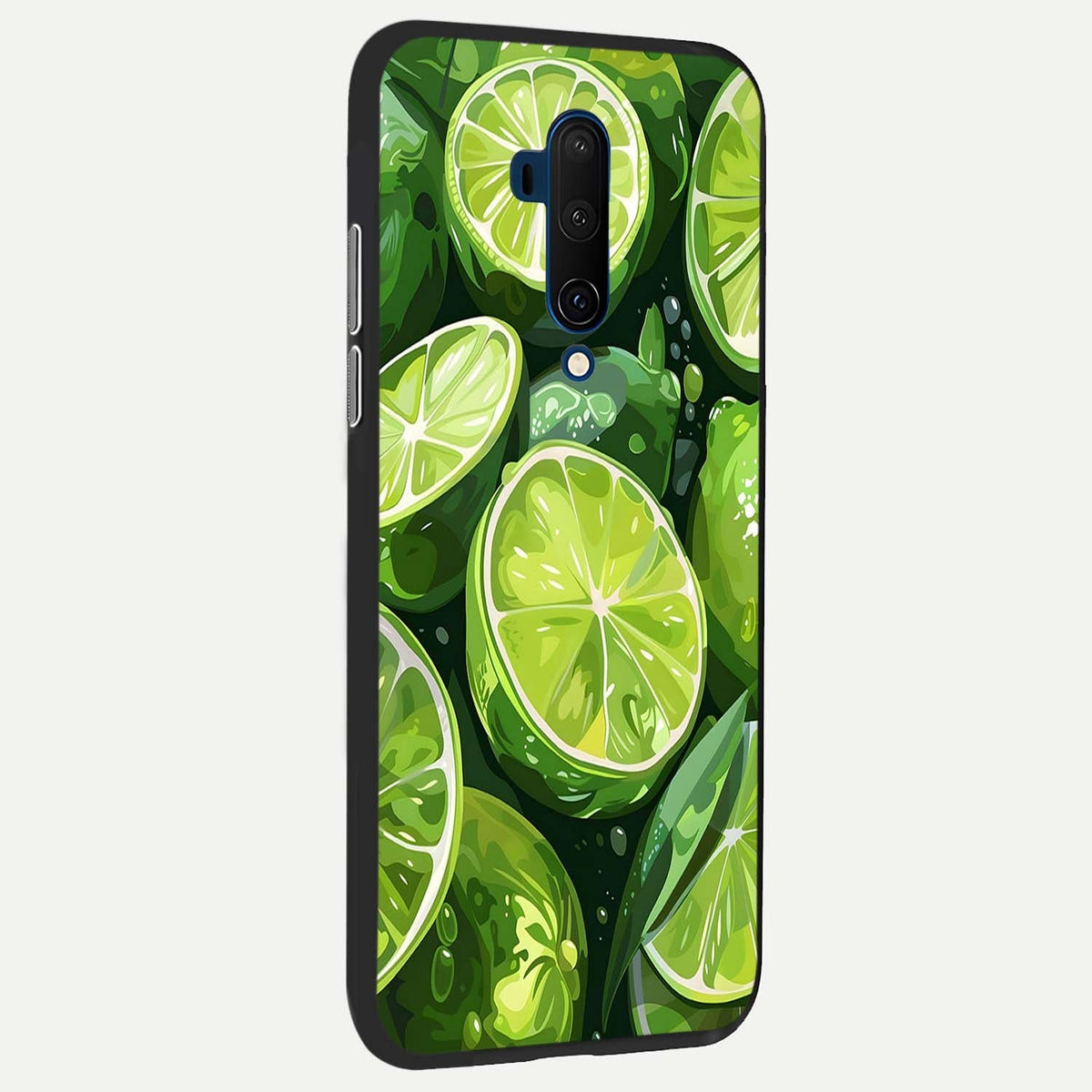  Green Kawasaki back cover For OnePlus 7T Pro slim fit glass case with vibrant aesthetic design