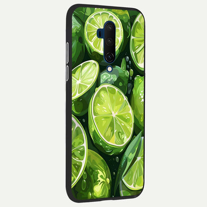 Green Kawasaki back cover For OnePlus 7T Pro slim fit glass case with vibrant aesthetic design