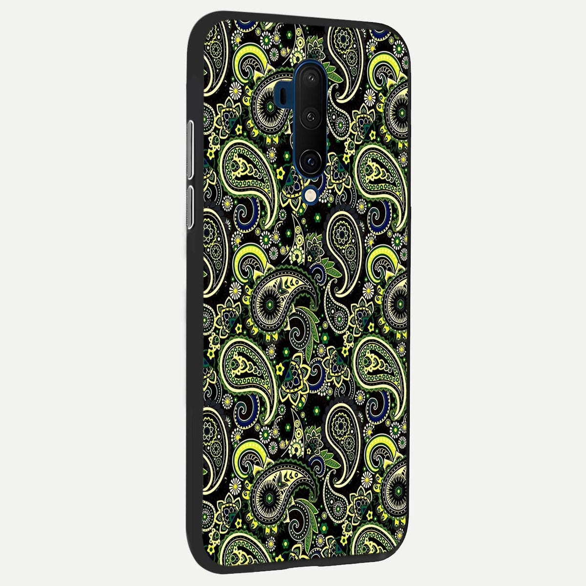  Green Lemon back cover For OnePlus 7T Pro slim fit glass case with vibrant aesthetic design