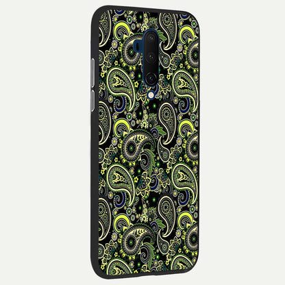  Green Lemon back cover For OnePlus 7T Pro slim fit glass case with vibrant aesthetic design