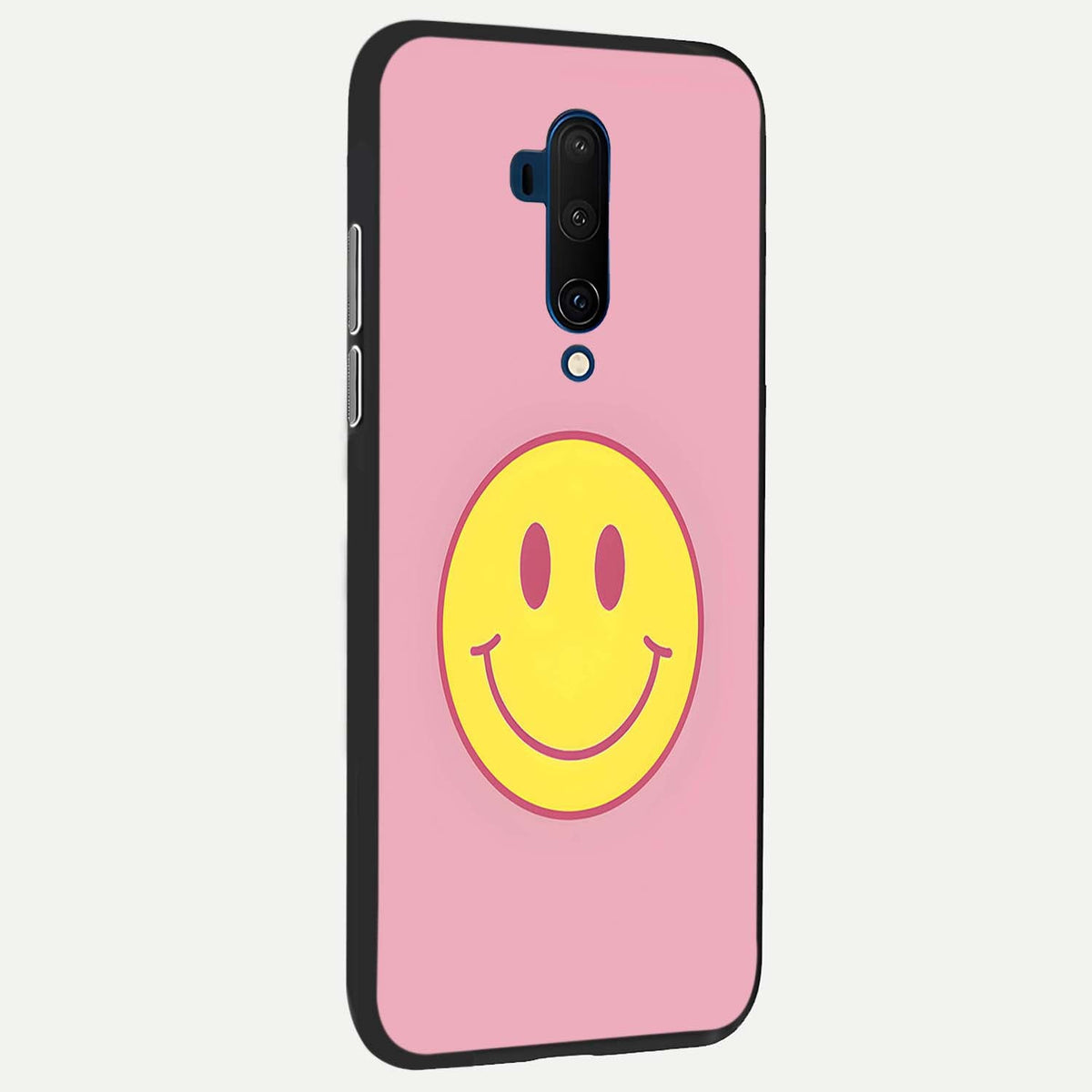  Happy Pink Mood back cover For OnePlus 7T Pro slim fit glass case with vibrant aesthetic design